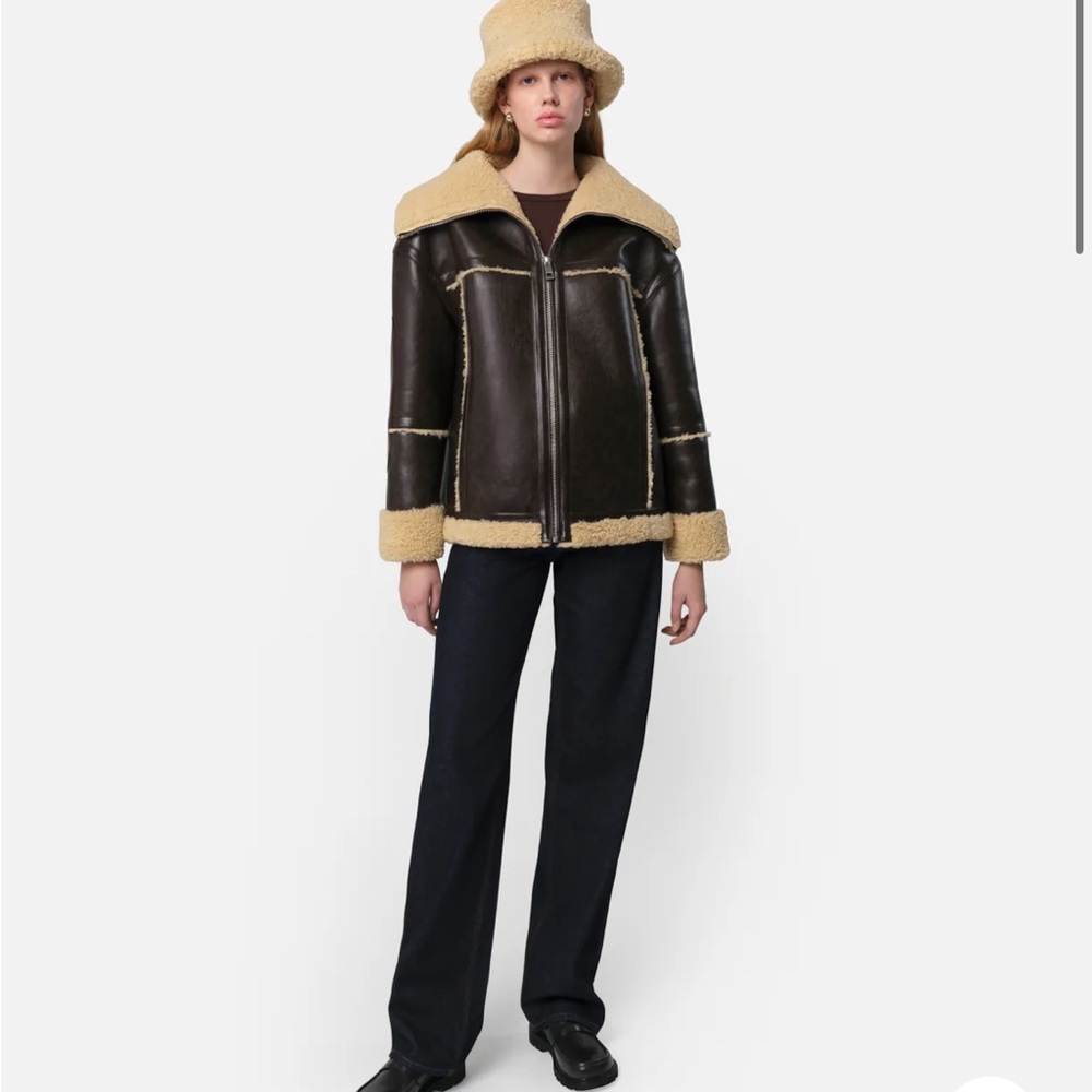 Apparis Calina Shearling Lined Faux Leather Jacket